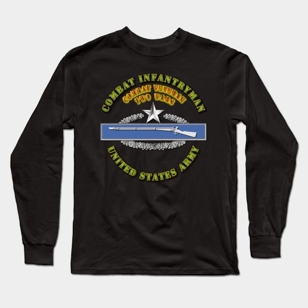 CIB - 2nd Award - Combat Veteran Long Sleeve T-Shirt by twix123844